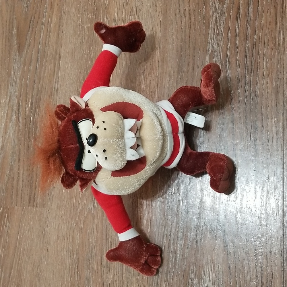 Vintage Looney Toons Tasmanian Devil Cartoon Character Plush Animal Fandom WB
